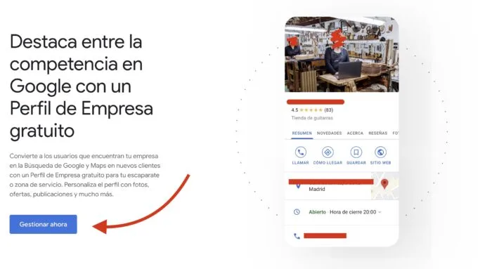 Como crear una ficha en google my business